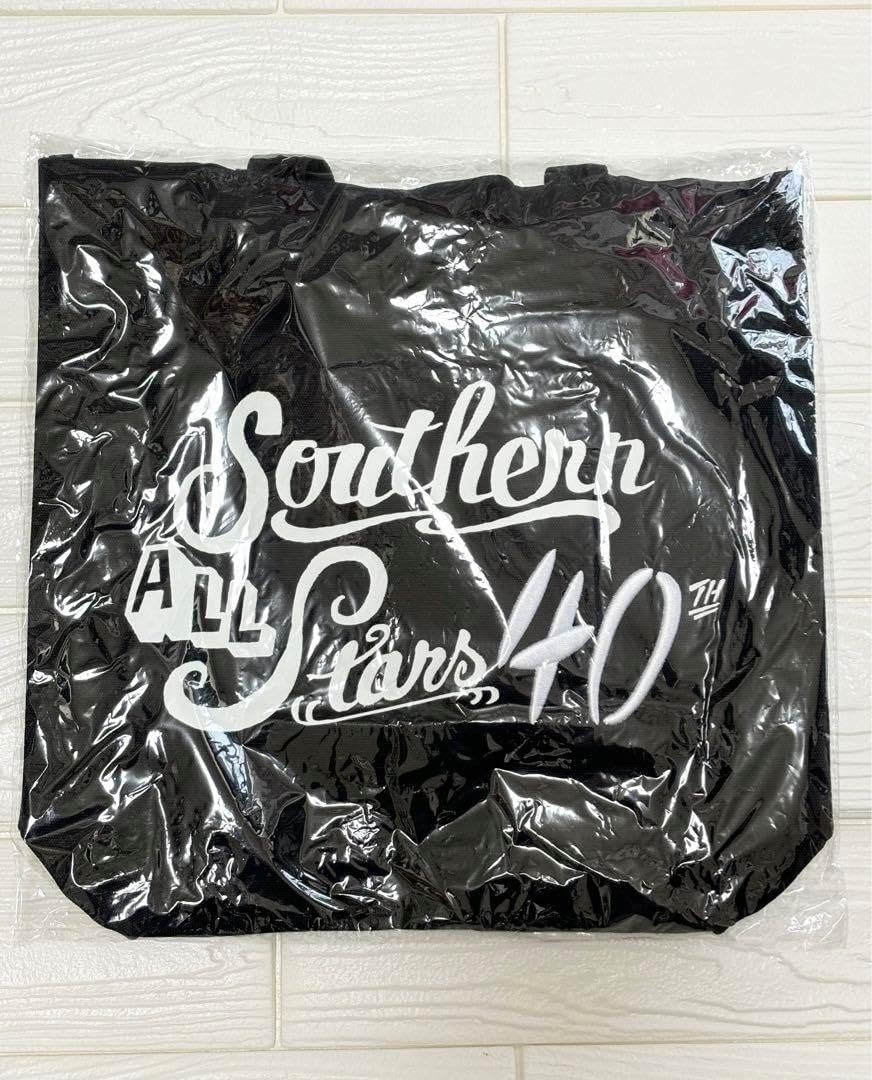 サザンオールスターズ 40周年記念グッズ トートバッグ 黒 サザン